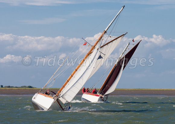 Raven and Privateer racing in the Swale Match 2013